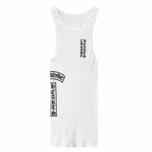 Chrome Hearts Rib White Tank Top