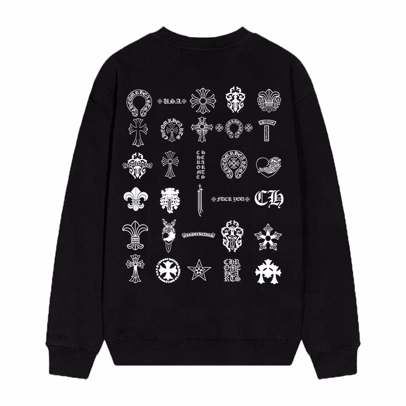 Chrome Hearts Multi Logo Long Sleeve Black