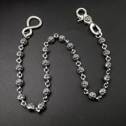 Chrome Heart Floral Ball Wallet Chain