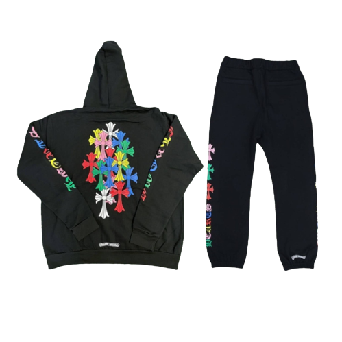 Chrome Heart Unisex Multi Color Tracksuit