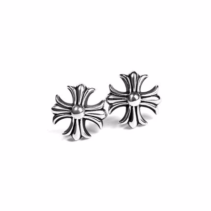 Cross Cut out Stud Earrings