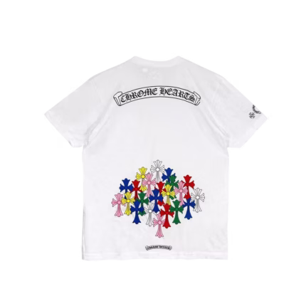 Colorful Chrome Heart  T-Shirt
