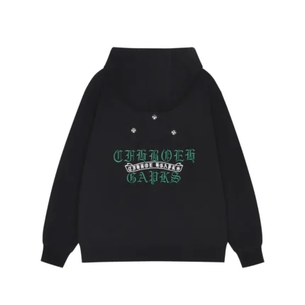 Chrome Hearts Forever Garks Zip Up Black Hoodie